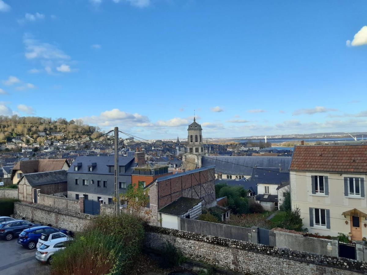 Vue Sur Seine Et Honfleur Lejlighed Eksteriør billede